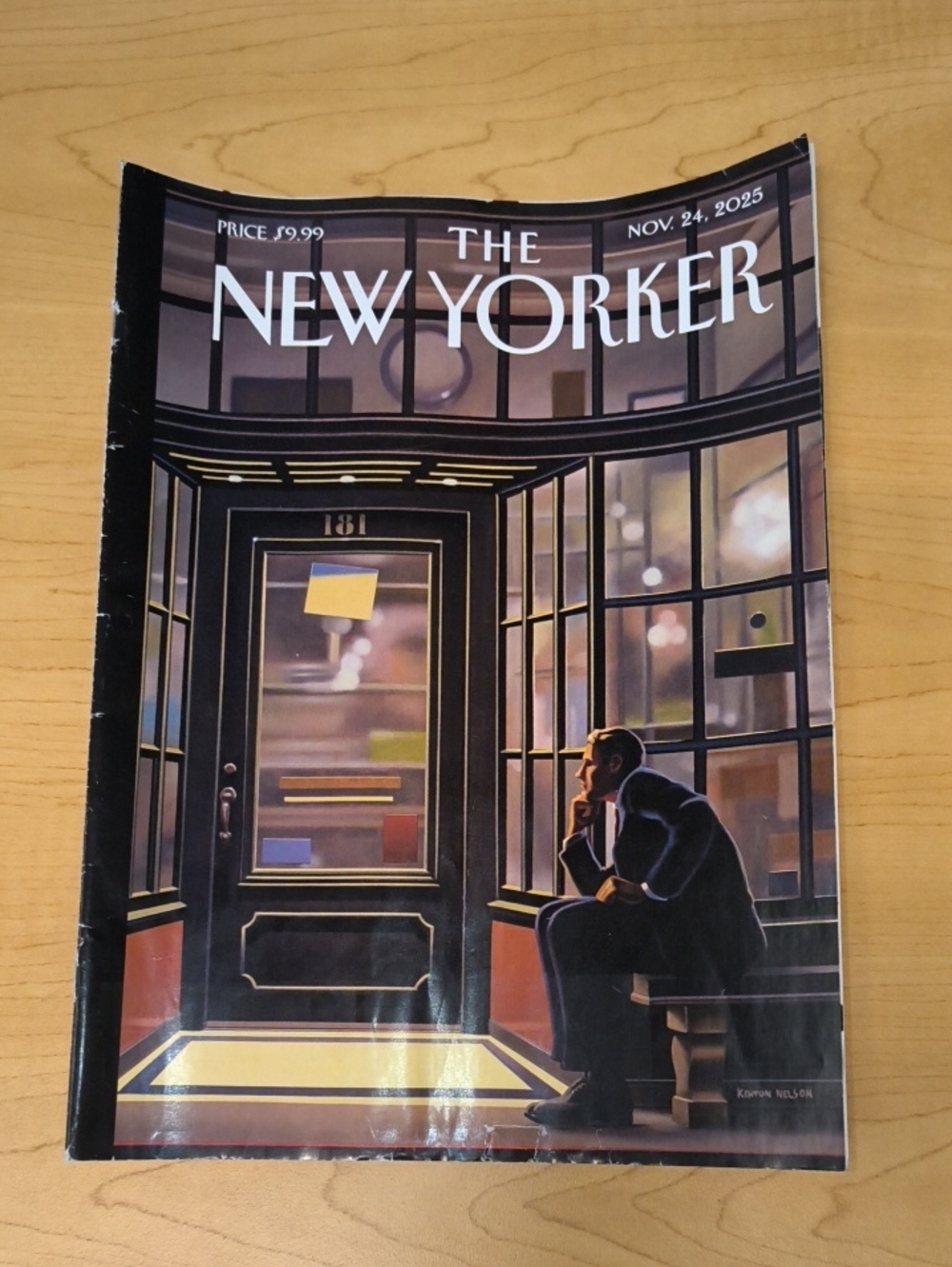 The New Yorker Magazine Kenton Nelson’s “Early Morning” (Nov. 24, 2025)